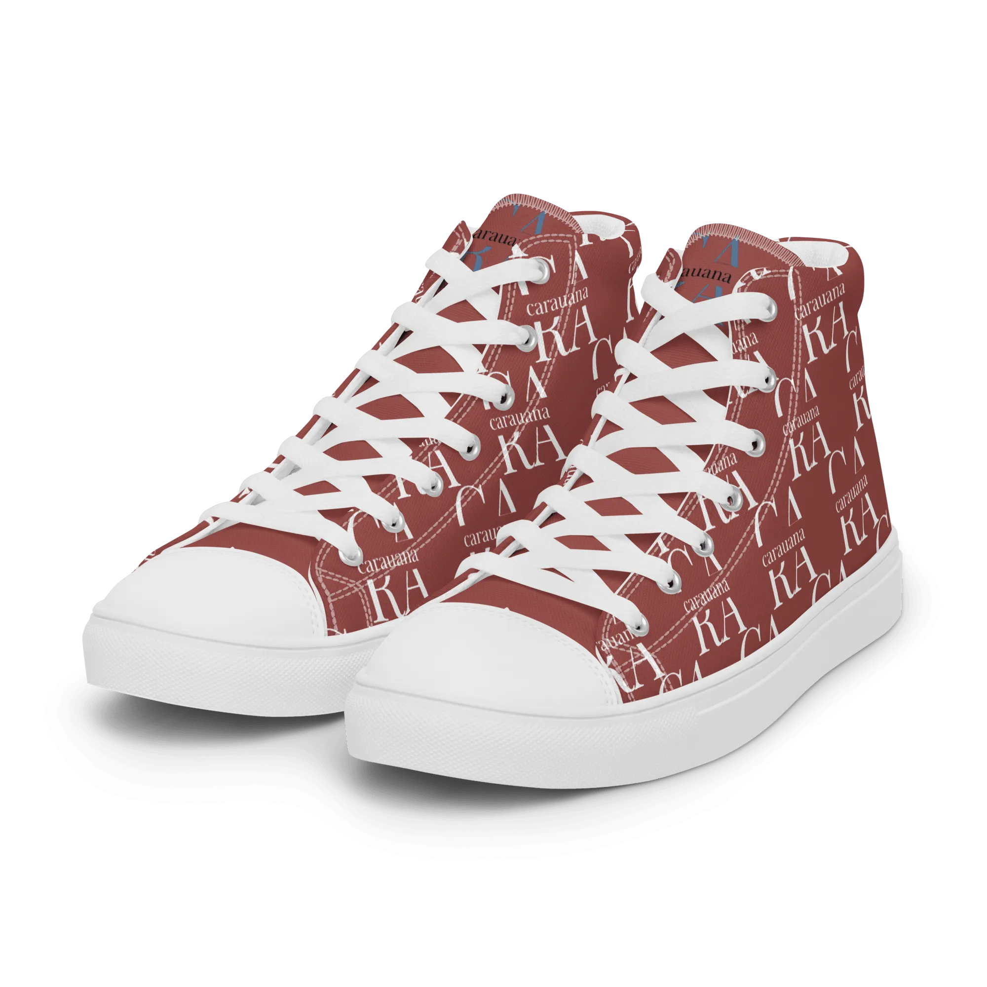 CARAUANA Hip Hop canvas shoes Brown Branded