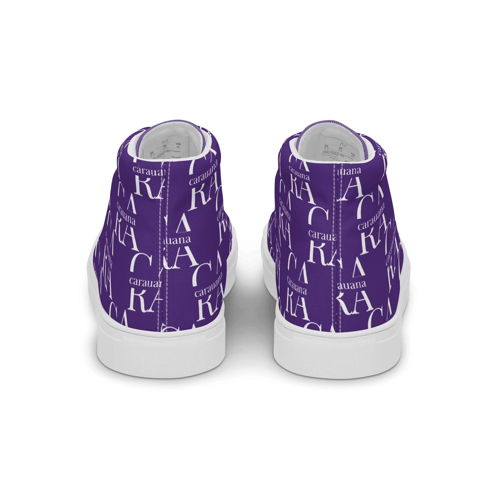 CARAUANA Hip Hop canvas shoes violet Branded