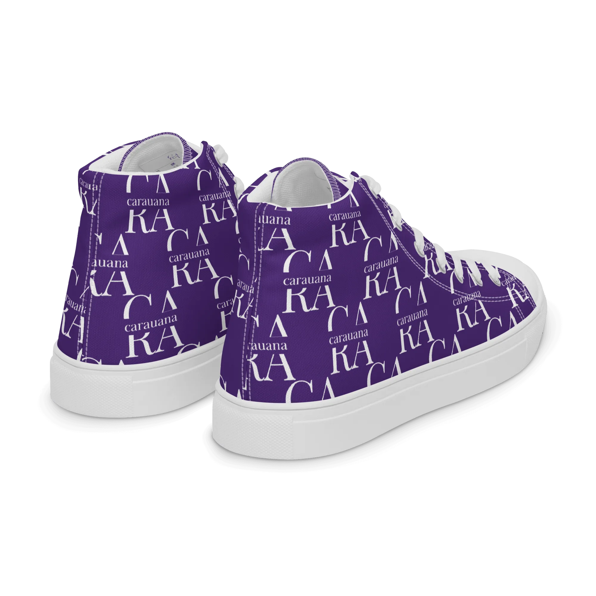 CARAUANA Hip Hop canvas shoes violet Branded