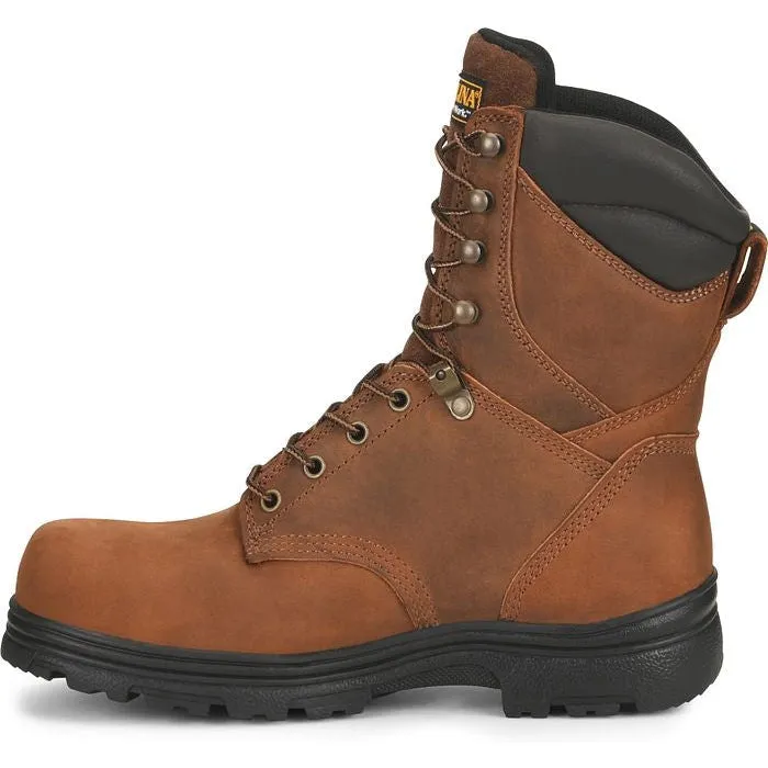 Carolina Men's Surveyor 8" Steel Toe WP Slip Resist Work Boot -Brown- CA3524