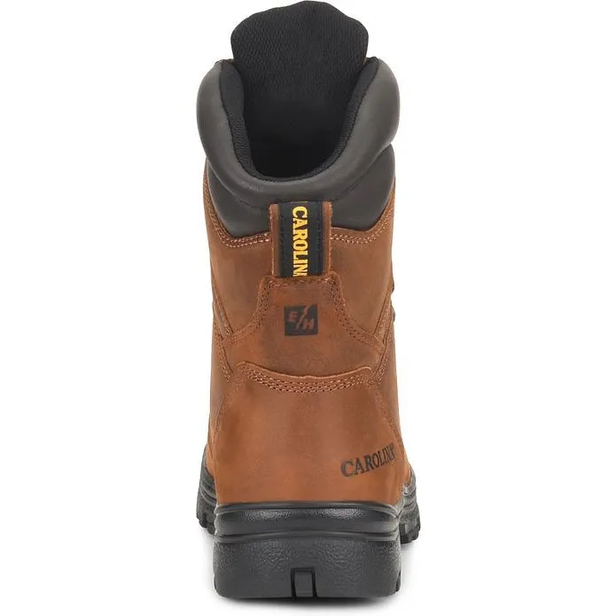 Carolina Men's Surveyor 8" Steel Toe WP Slip Resist Work Boot -Brown- CA3524