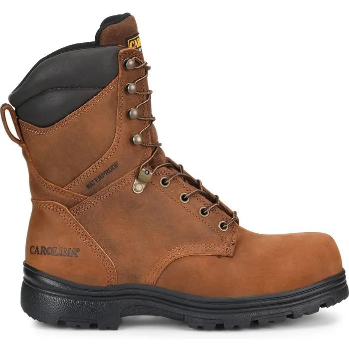 Carolina Men's Surveyor 8" Steel Toe WP Slip Resist Work Boot -Brown- CA3524