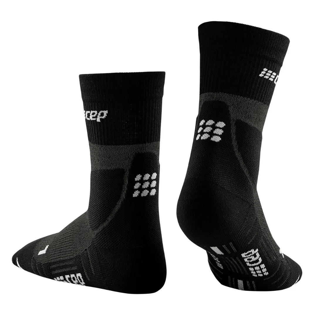 CEP | Hiking Merino Mid Cut Compression Socks | Women's | Stone Grey/Grey