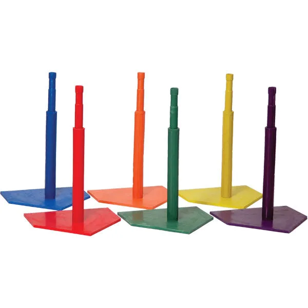 Champion Sports Deluxe 6-Color Batting Tee Set