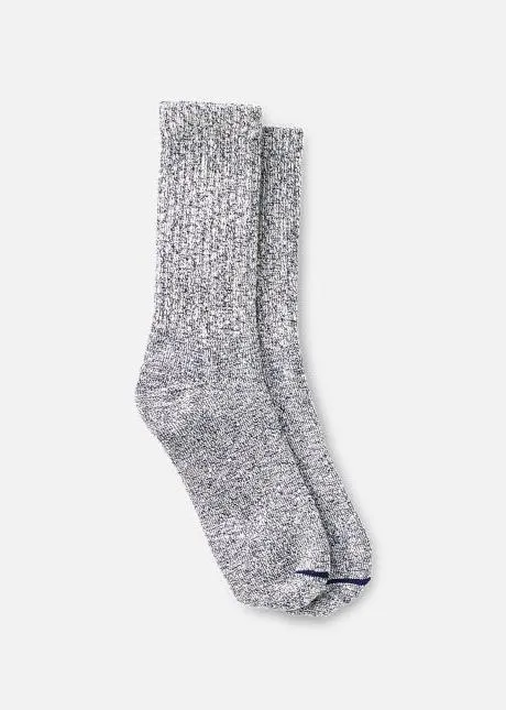 Cotton Blend Ragg Crew Socks