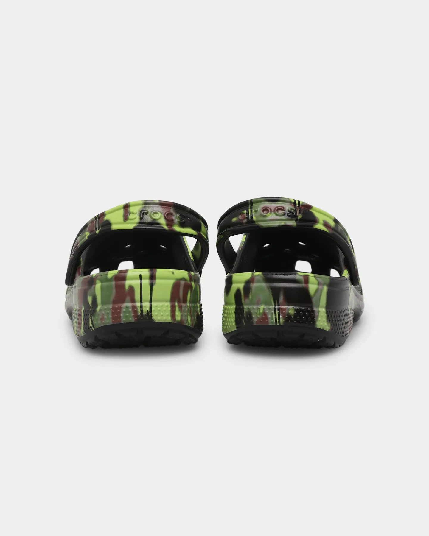 Crocs Classic Clog Spray Camo Black