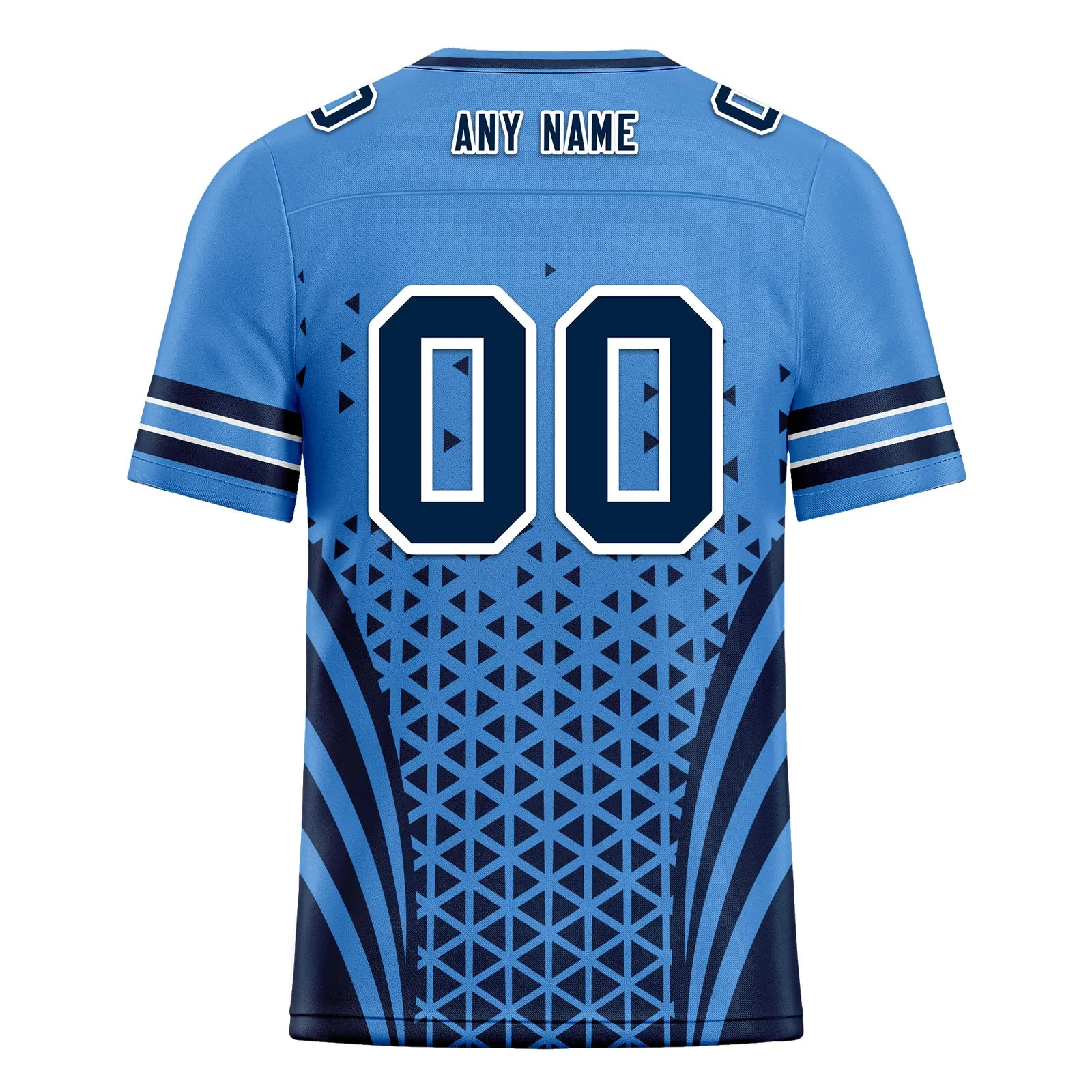 Custom Blue Deep Blue Tennessee Football Jersey and Sports Shoes Combo Offer Personalized Combo ZH-D023031-32