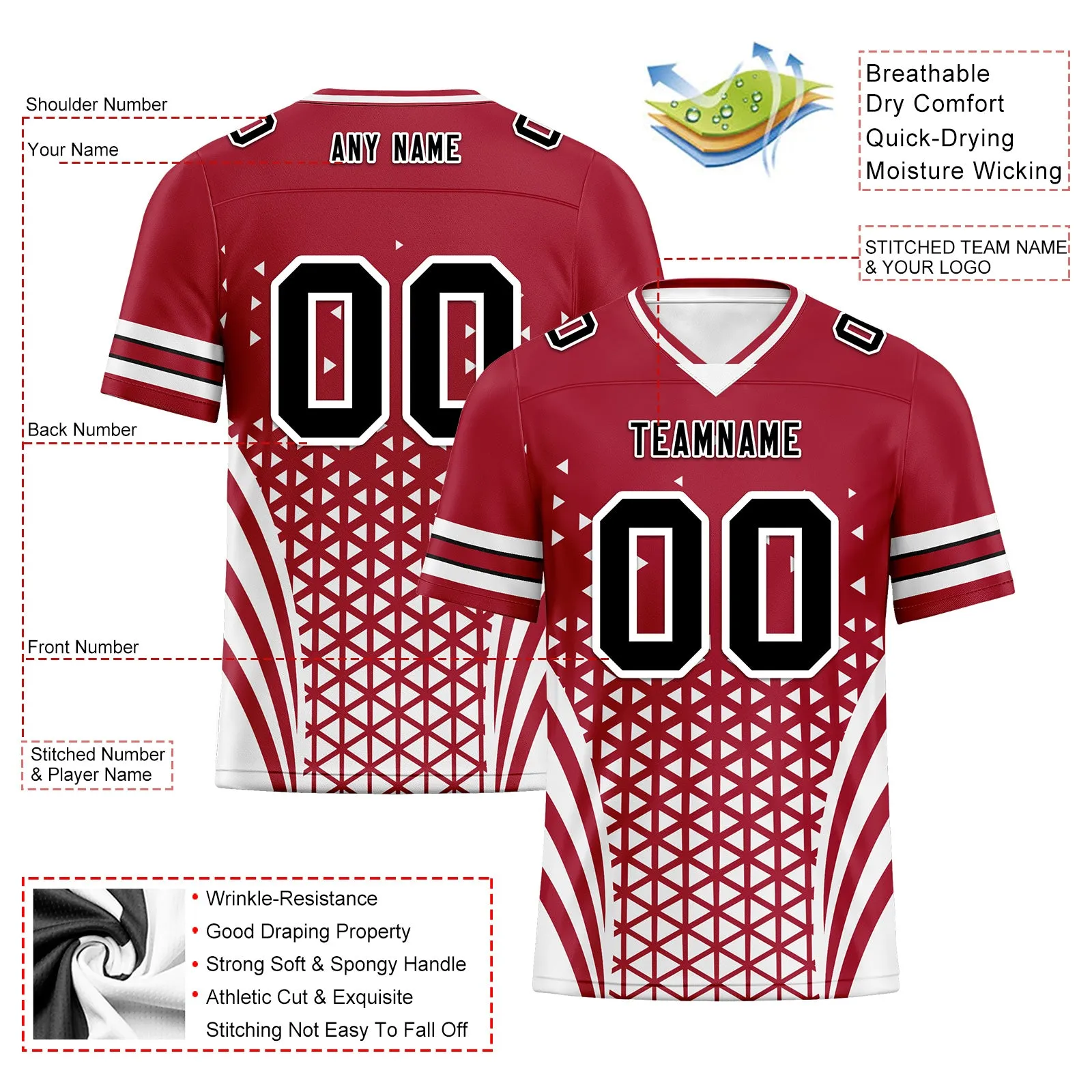 Custom Blue White New York Football Jersey and Sports Shoes Combo Offer Personalized Combo ZH-D023031-21