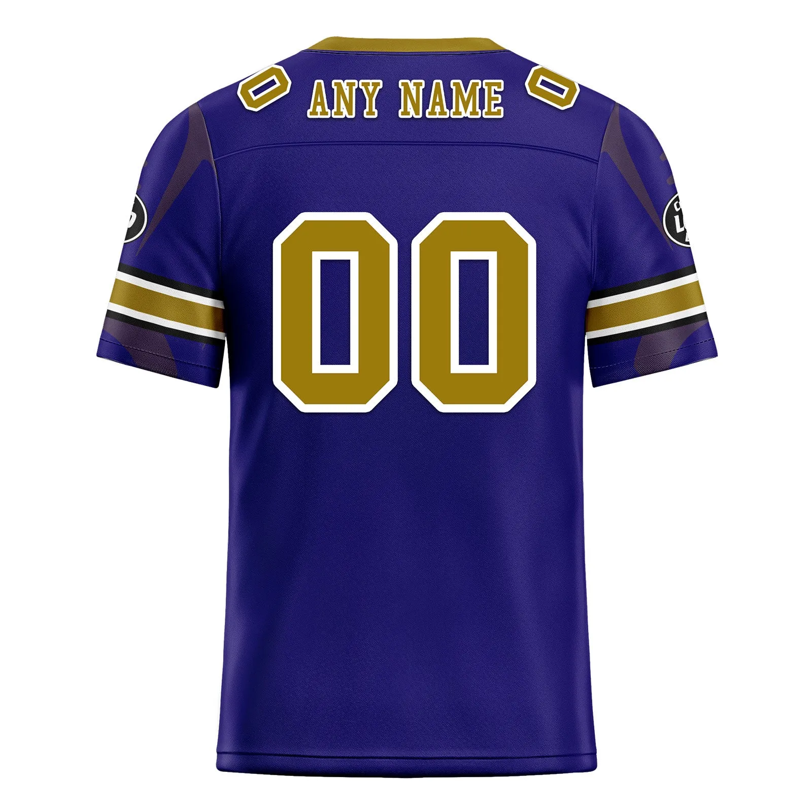 Custom Purple Baltimore Football Jersey and Sports Shoes Combo Offer Personalized Combo ZH-D025008-4