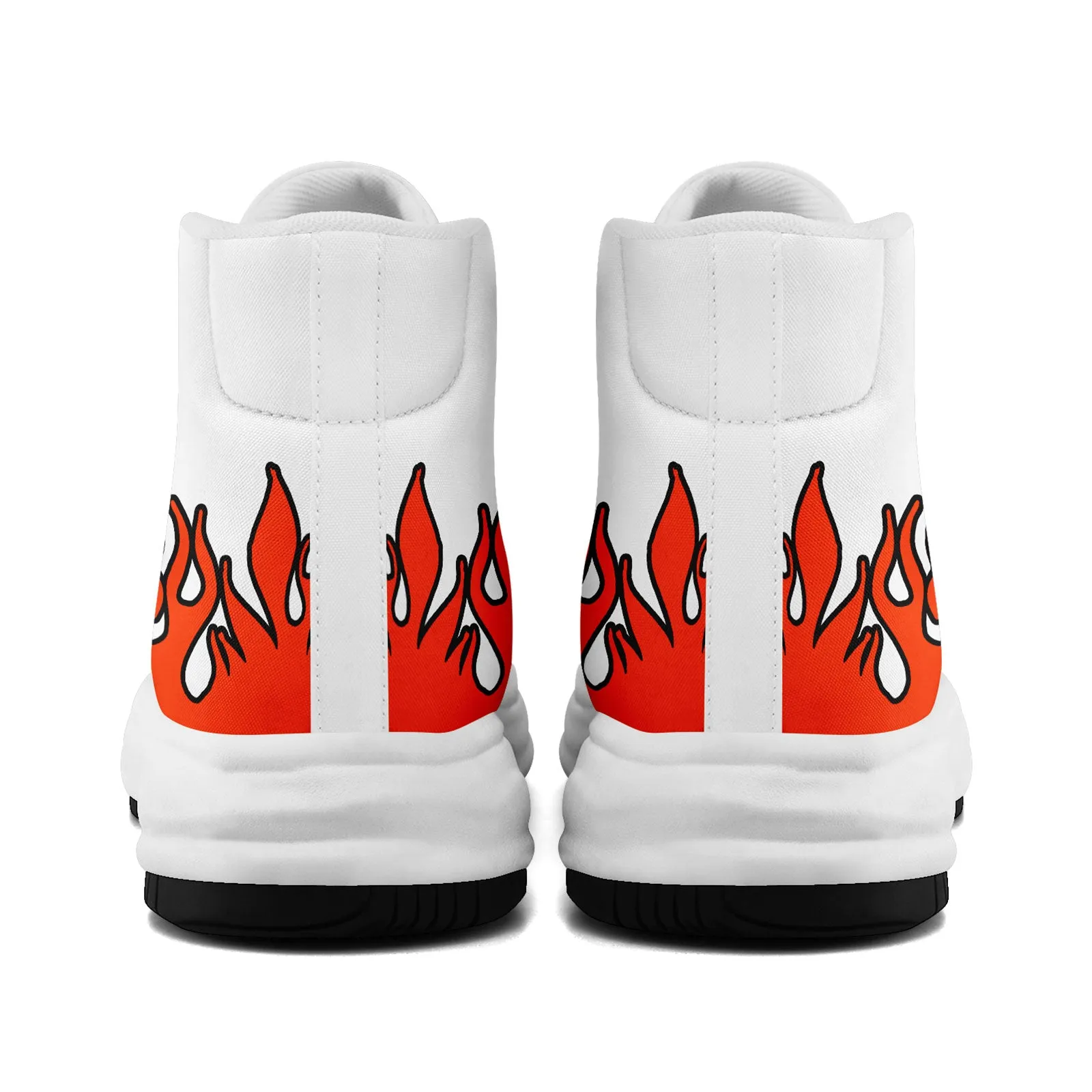 Custom White Orange Cleveland Football Jersey and Firesoul Sports Shoes Combo Offer Personalized Combo ZH-D020273-8