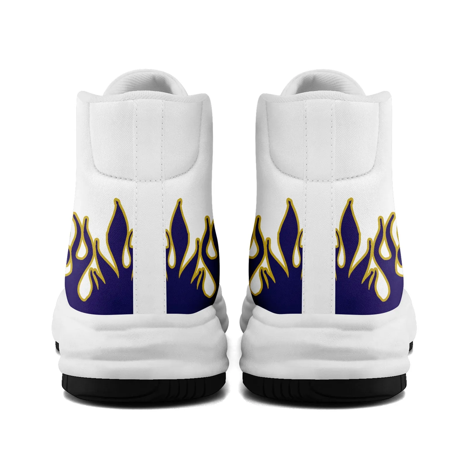 Custom White Purple Baltimore Football Jersey and Firesoul Sports Shoes Combo Offer Personalized Combo ZH-D020273-2