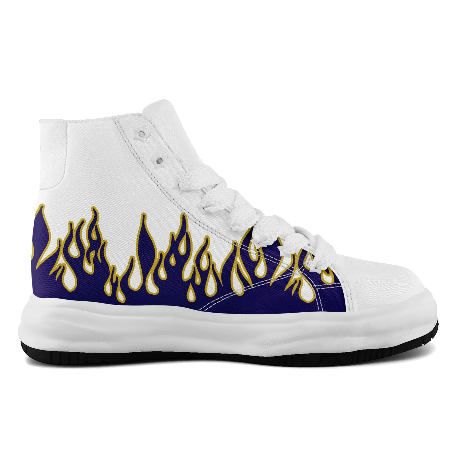 Custom White Purple Baltimore Football Jersey and Firesoul Sports Shoes Combo Offer Personalized Combo ZH-D020273-2