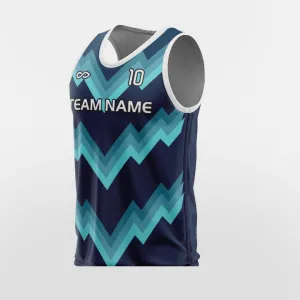 Cyan Wave Light - Training Bibs Custom Sublimation Design