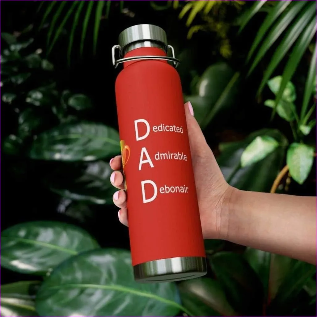 DAD Acronym 22oz Vacuum Insulated Bottle Father's Day Gift