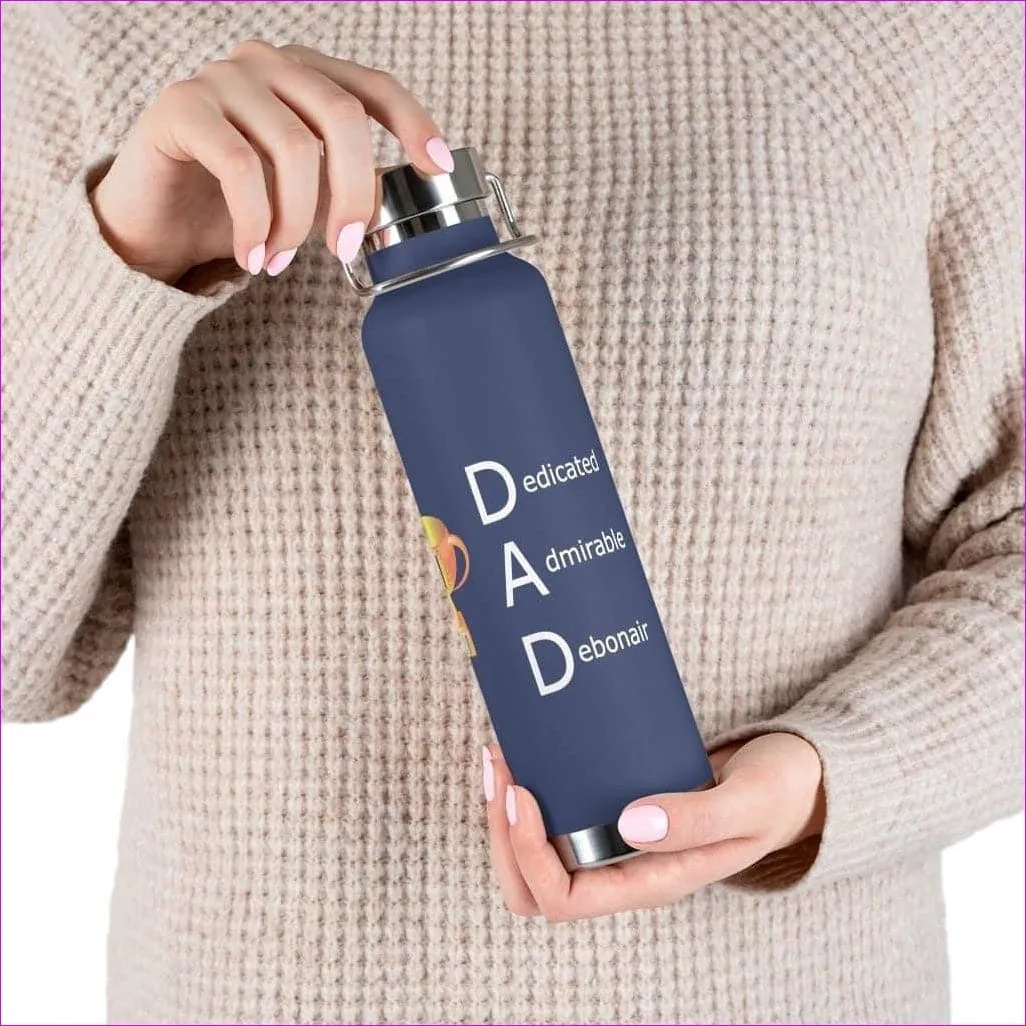 DAD Acronym 22oz Vacuum Insulated Bottle Father's Day Gift