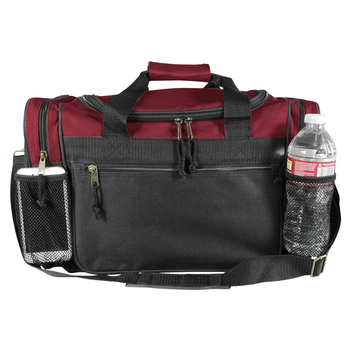 Dalix 17" Duffel Bag Dual Front Mesh Accessories Pockets