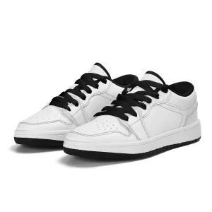 Design Your Own Kids Low-Top PU Leather Sneakers