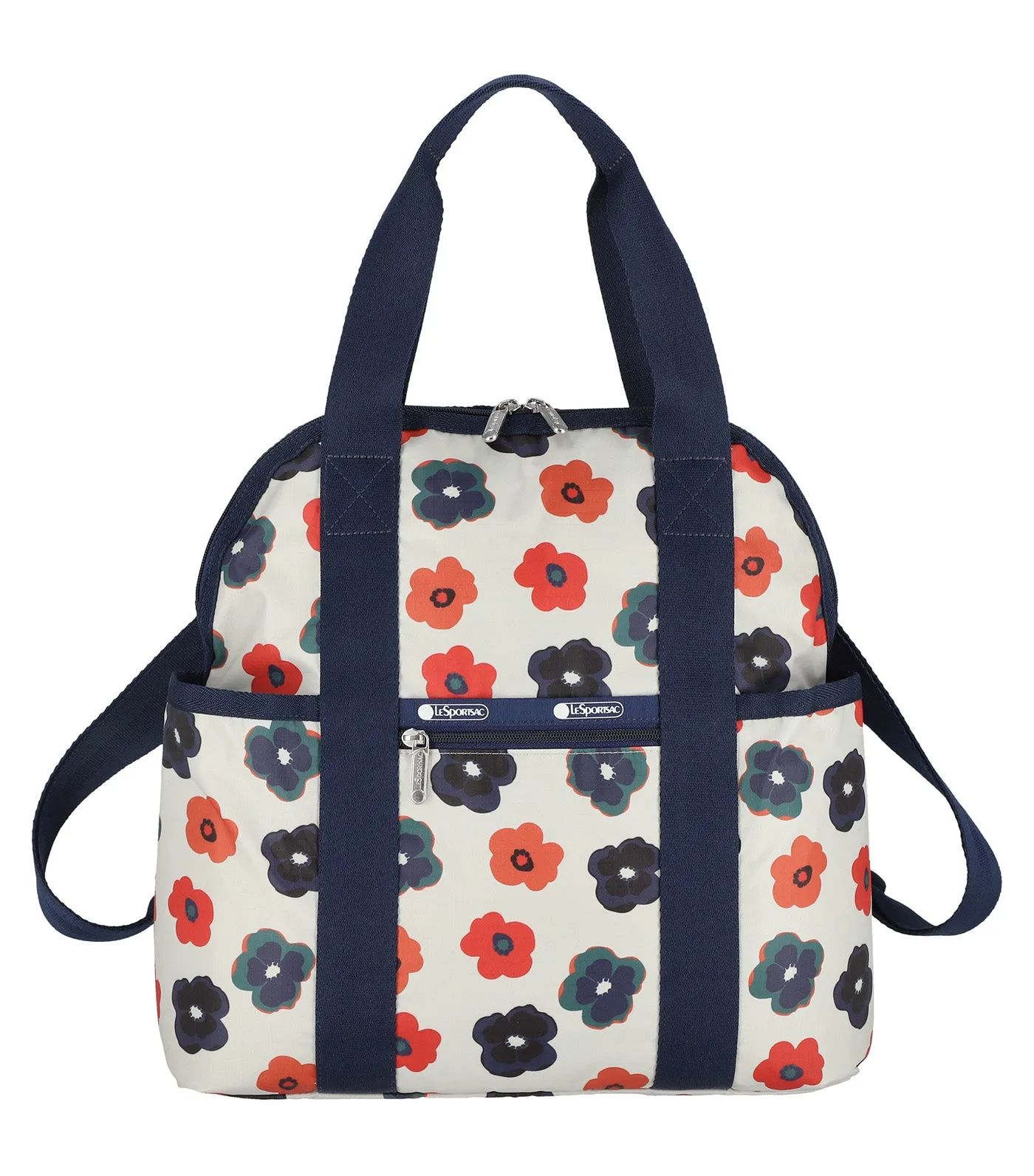 Double Trouble Backpack Retro Ivory Floral