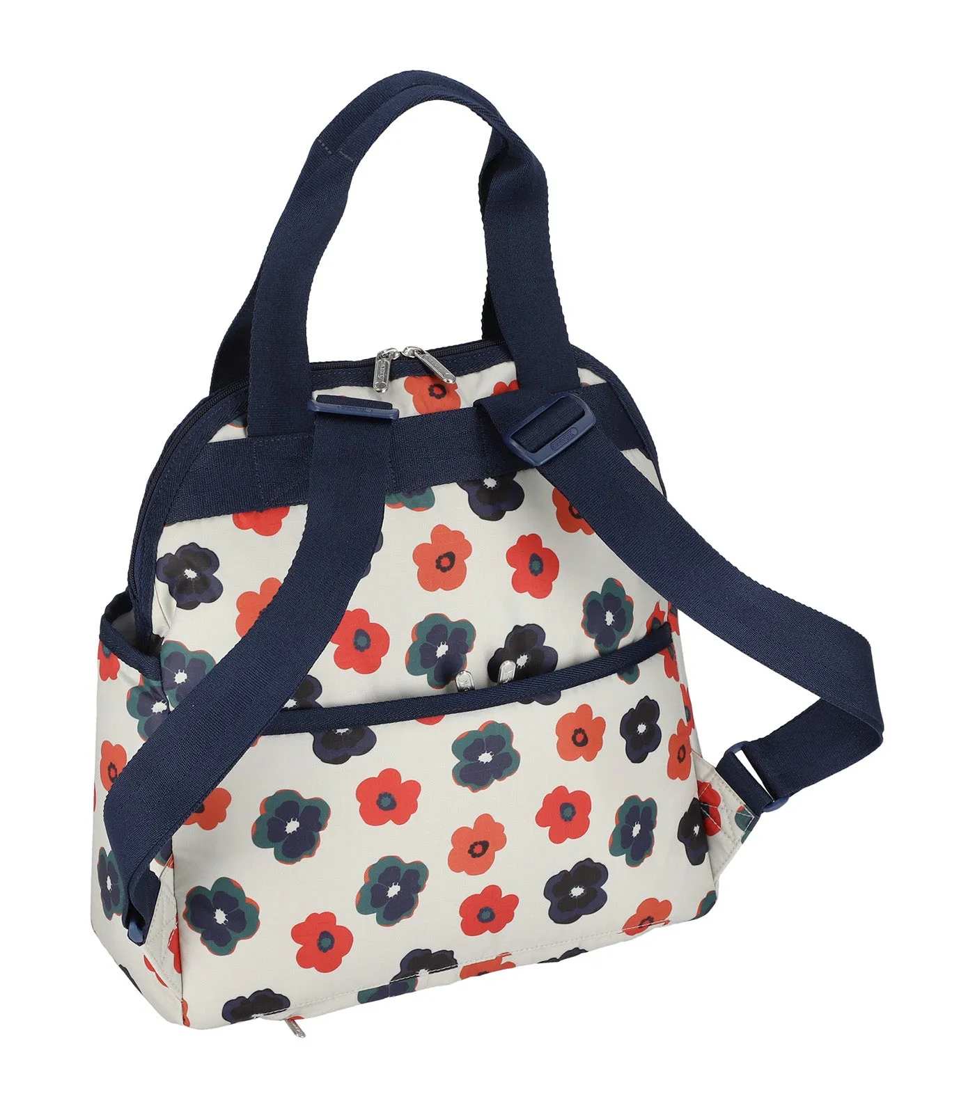 Double Trouble Backpack Retro Ivory Floral