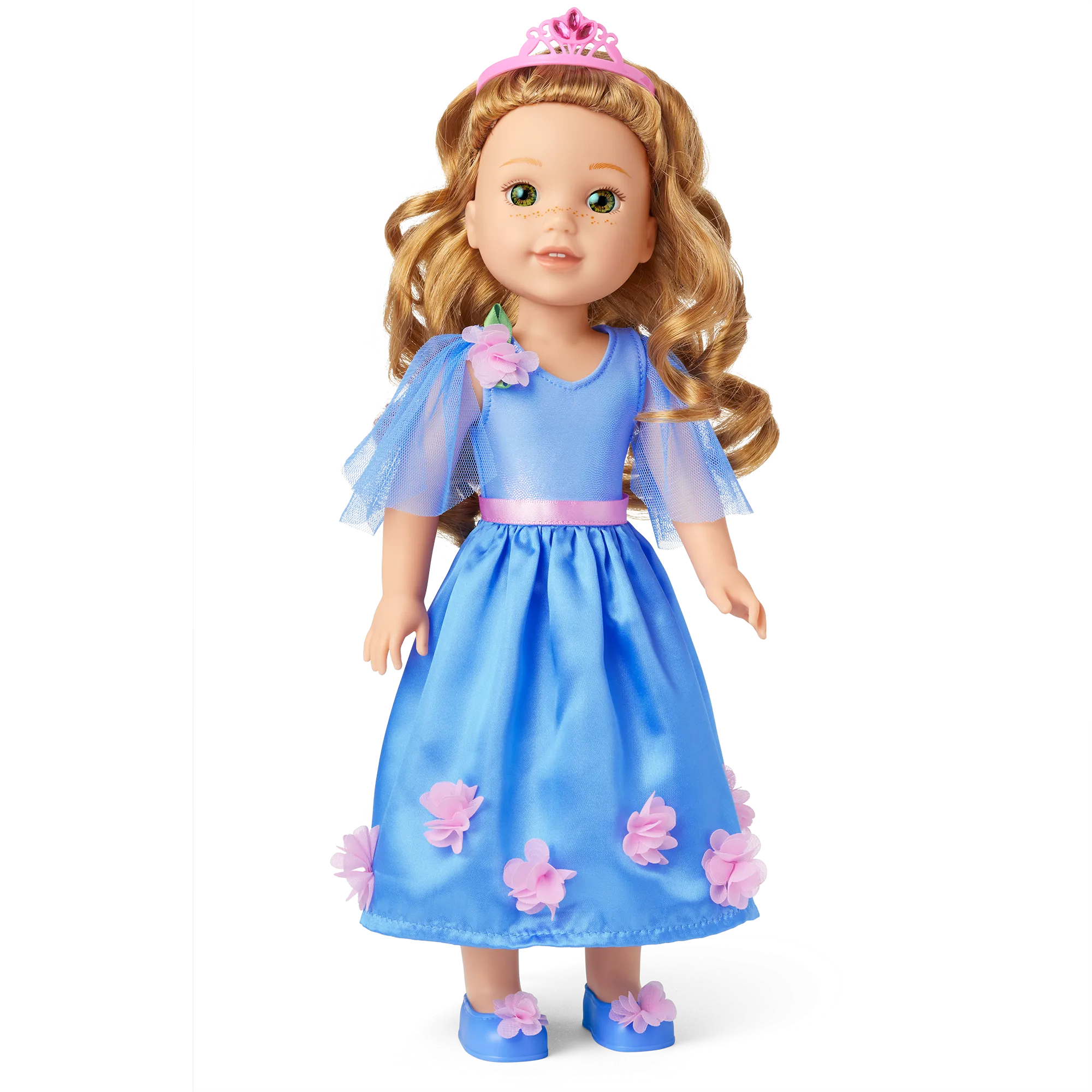 Fairy-Tale Florals Outfit for WellieWishers™ Dolls