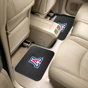 Fanmats Arizona Wildcats Back Seat Car Utility Mats - 2 Piece Set