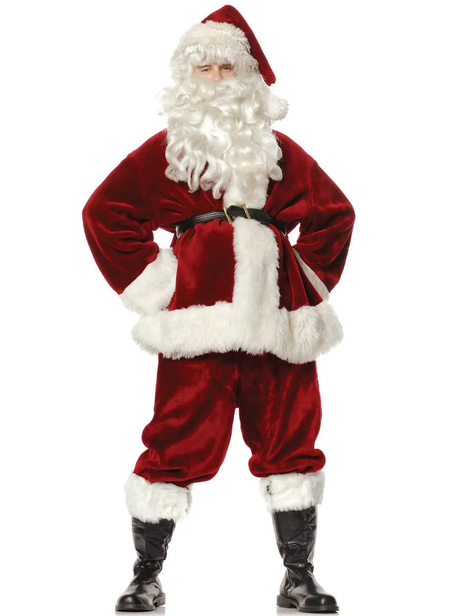 Father Christmas Mens Deluxe Costume Boots