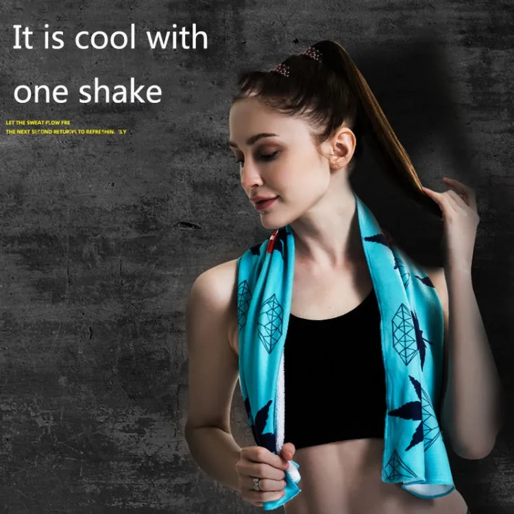 Fitness Cold Towel Outdoor Sports Cooling Quick-Drying Towel, Size: 100 x 30cm(Dream)