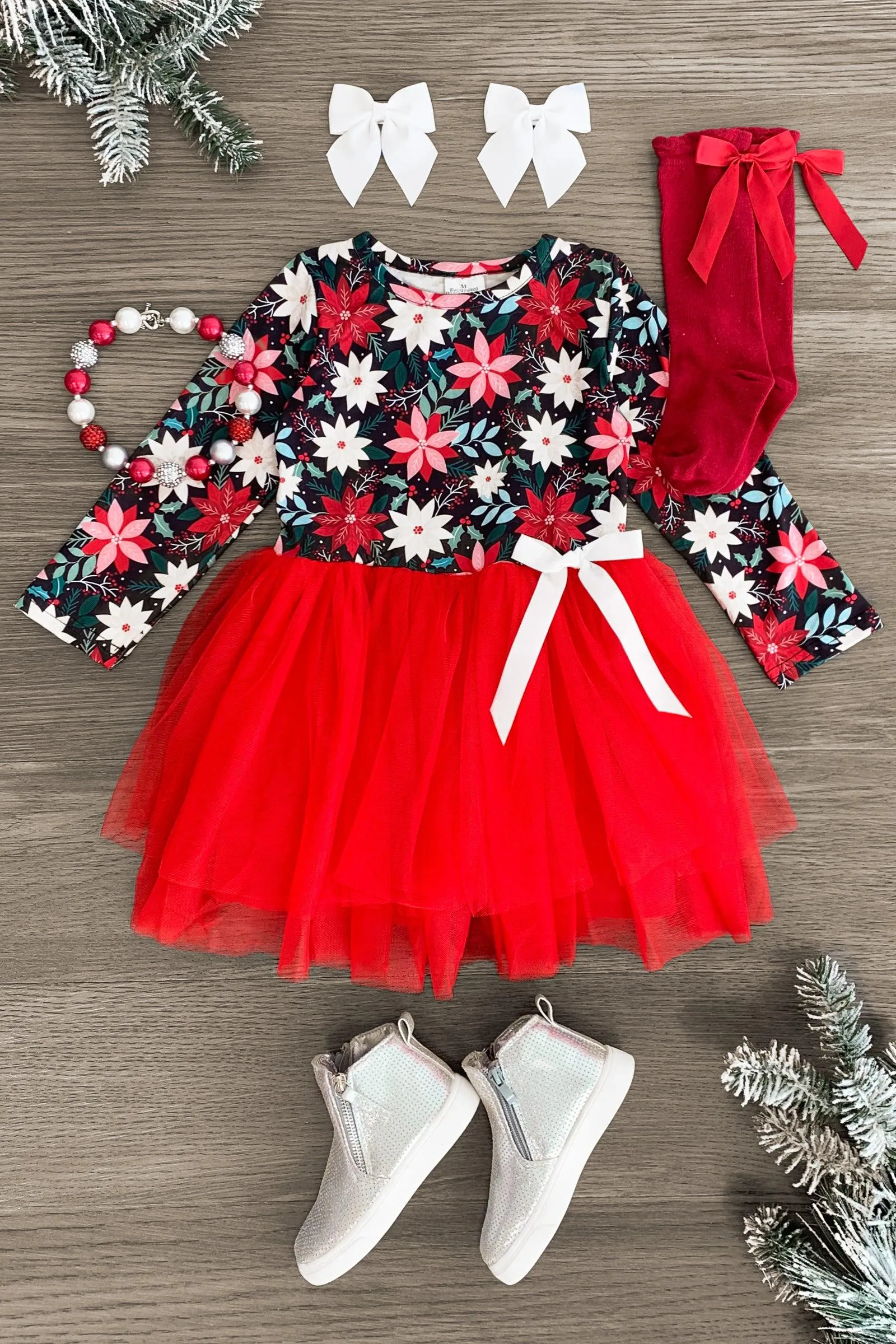 Floral Holly Tutu Dress