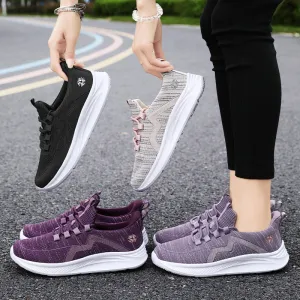 Flying Woven Women's Shoes Casual And Comfortable