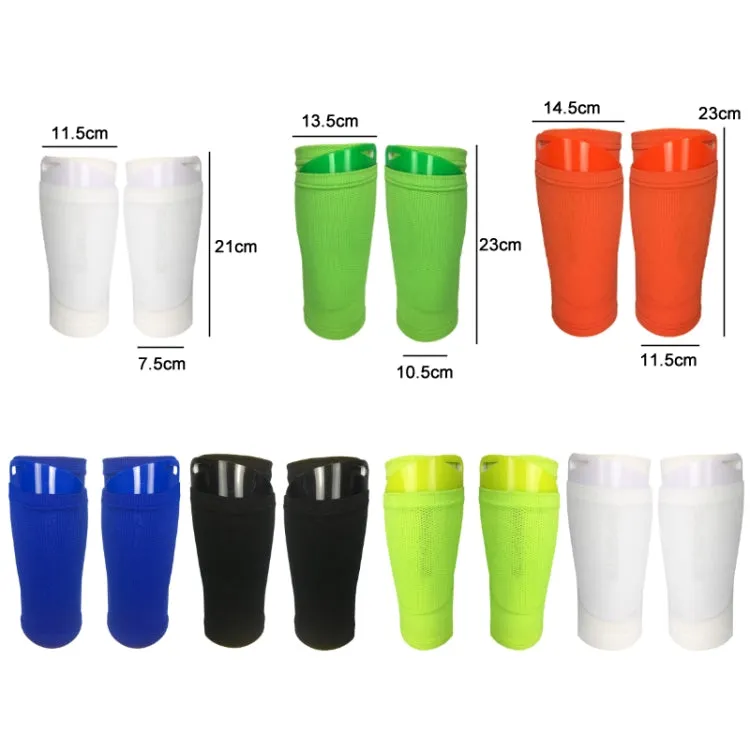 Football Shin Pads   Socks Sports Protective Equipment, Color: White (M)