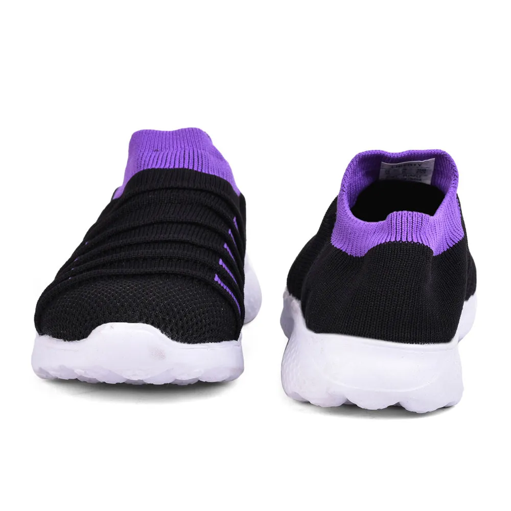 Force 10 Women Purple Sports Non Lacing Walking Shoes (BING  )