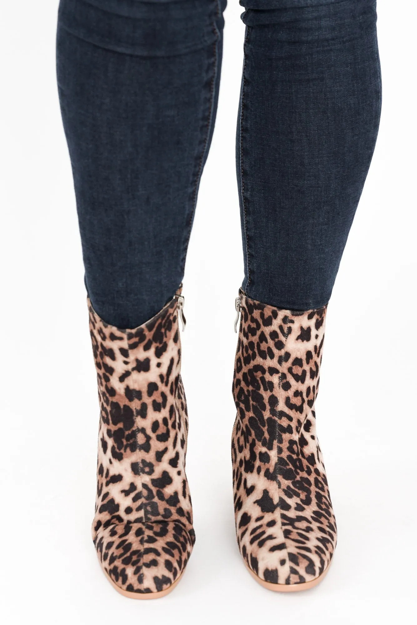 Fruity Tan Leopard Heeled Boot