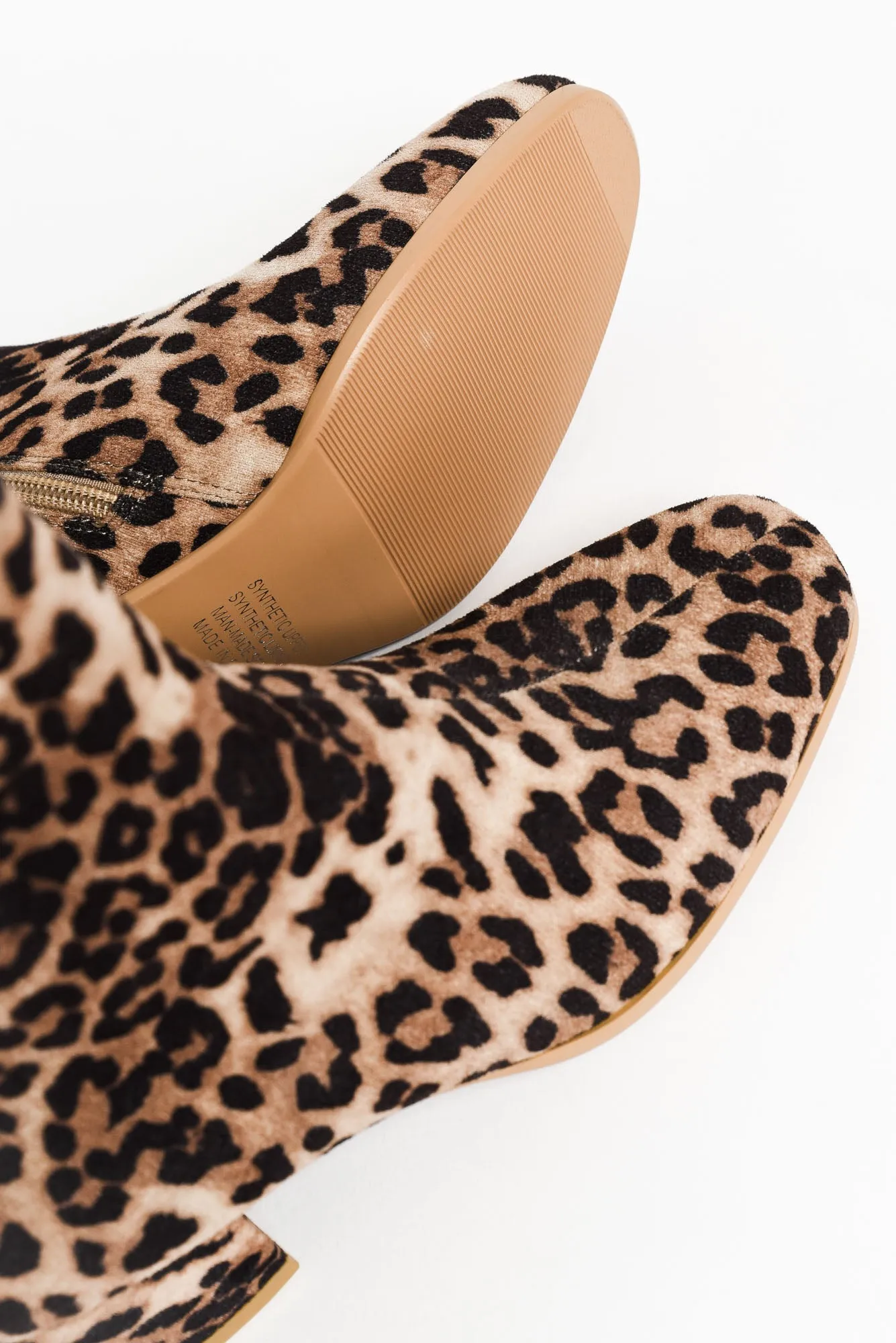 Fruity Tan Leopard Heeled Boot