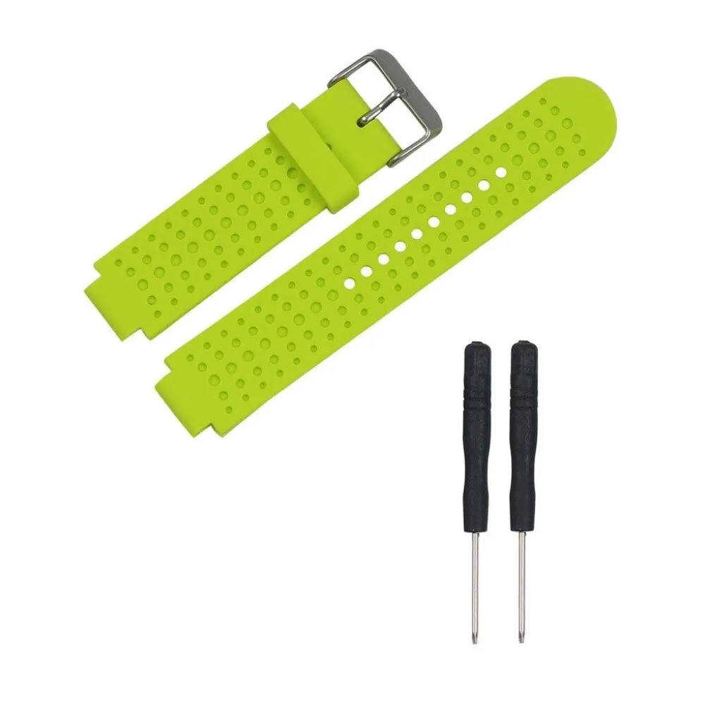 Garmin Forerunner 25 men soft silicone watchband - Green