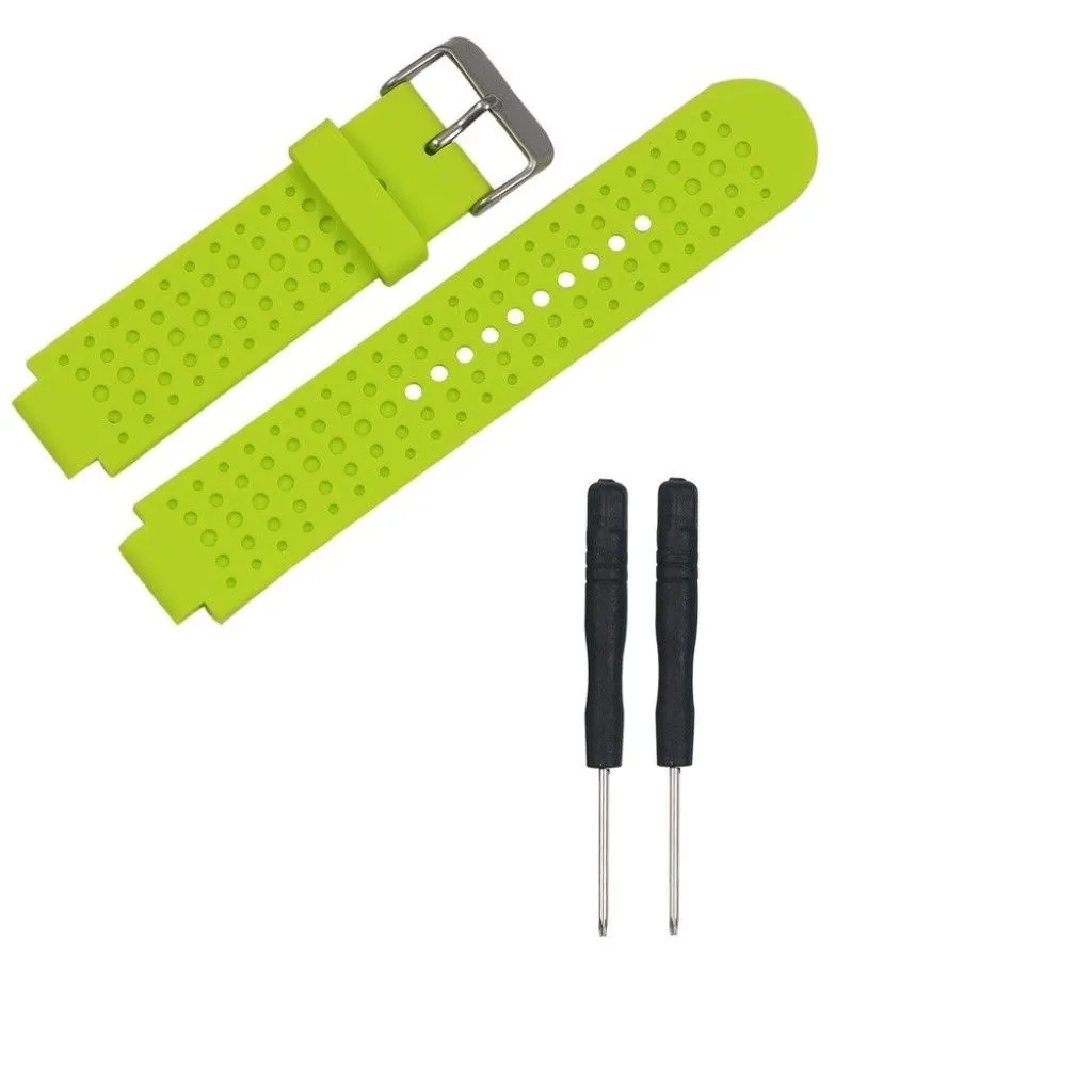 Garmin Forerunner 25 men soft silicone watchband - Green