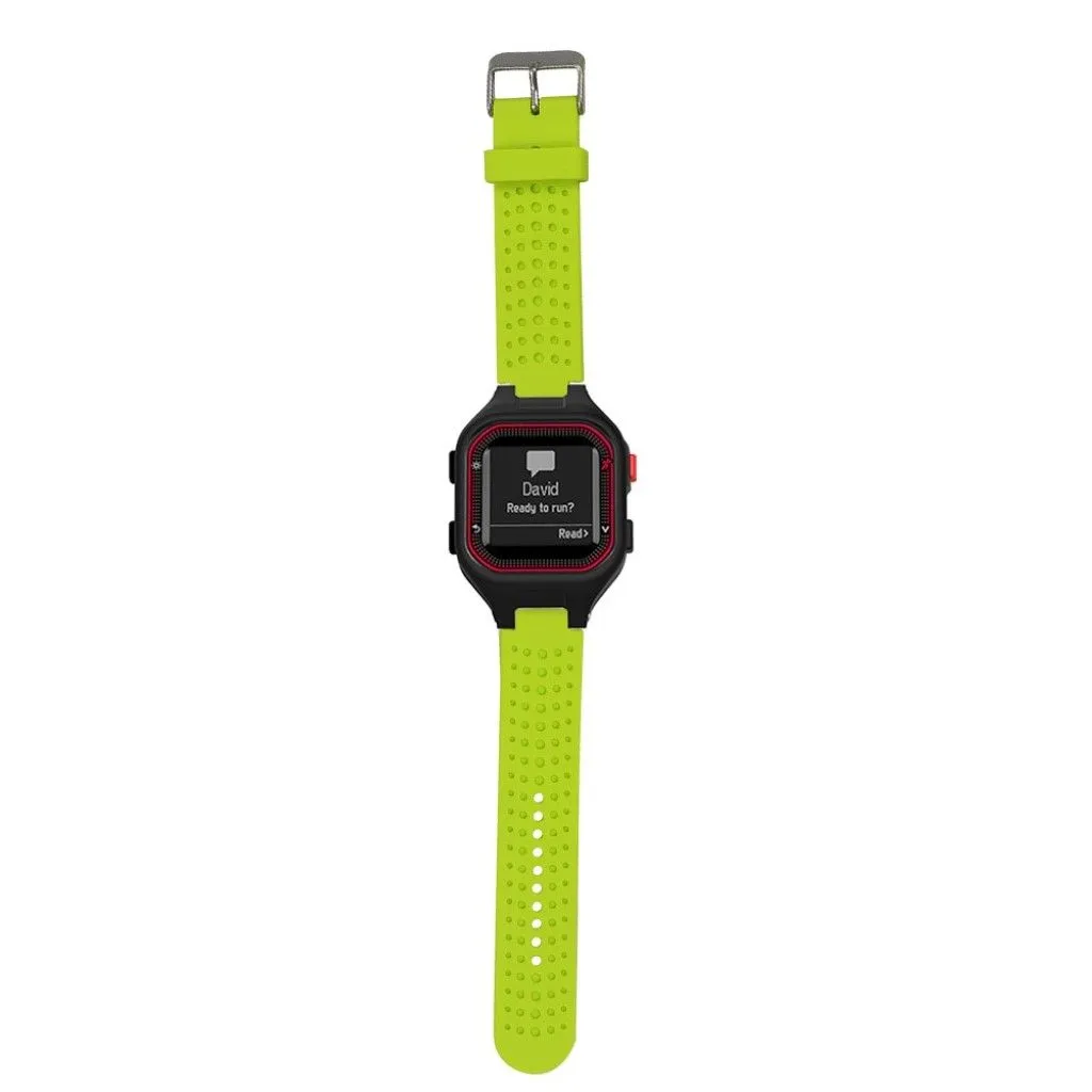 Garmin Forerunner 25 men soft silicone watchband - Green