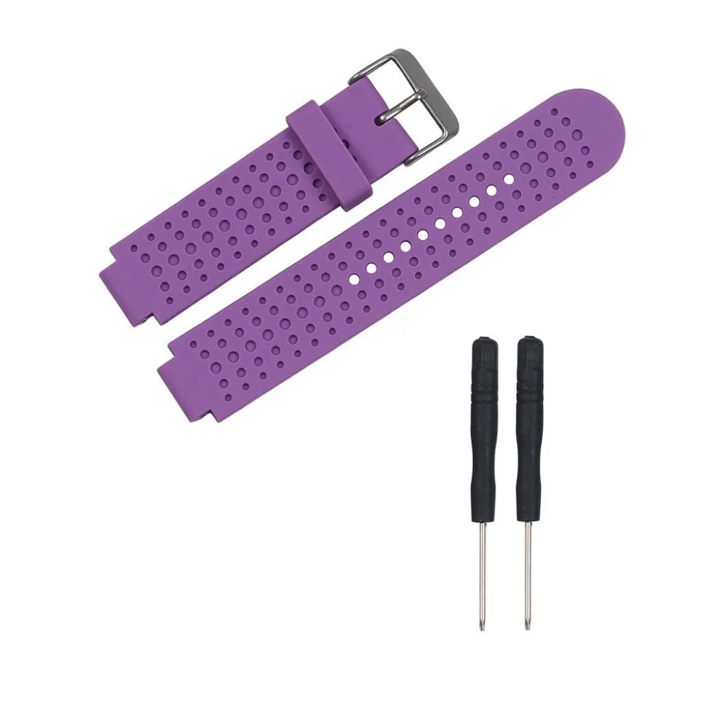 Garmin Forerunner 25 men soft silicone watchband - Purple