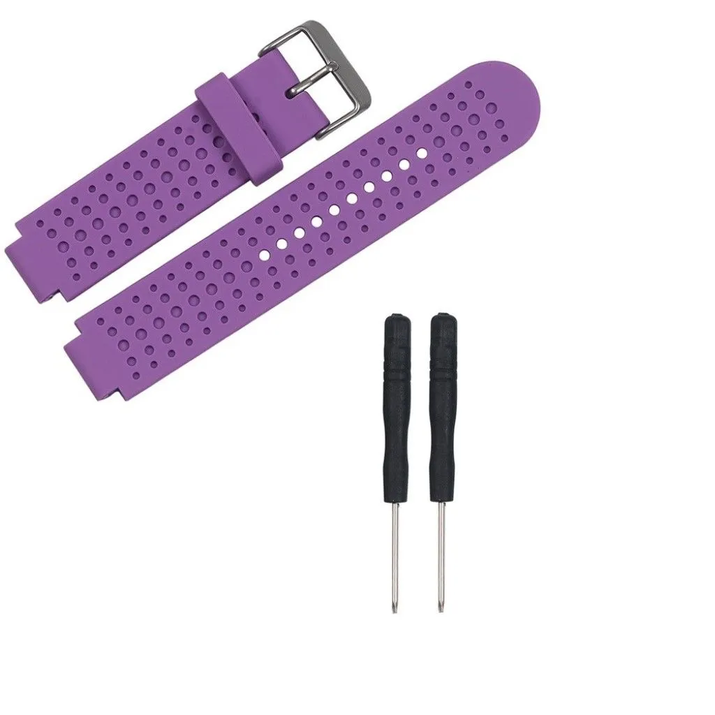 Garmin Forerunner 25 men soft silicone watchband - Purple