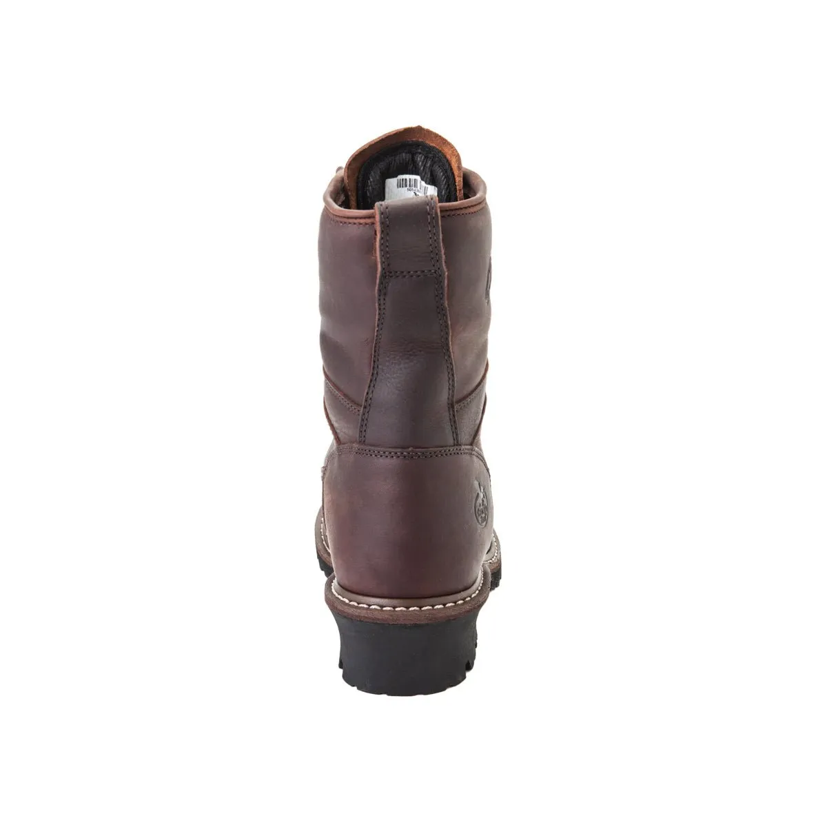 Georgia Mens Chocolate Leather WP ST EH Logger Boots