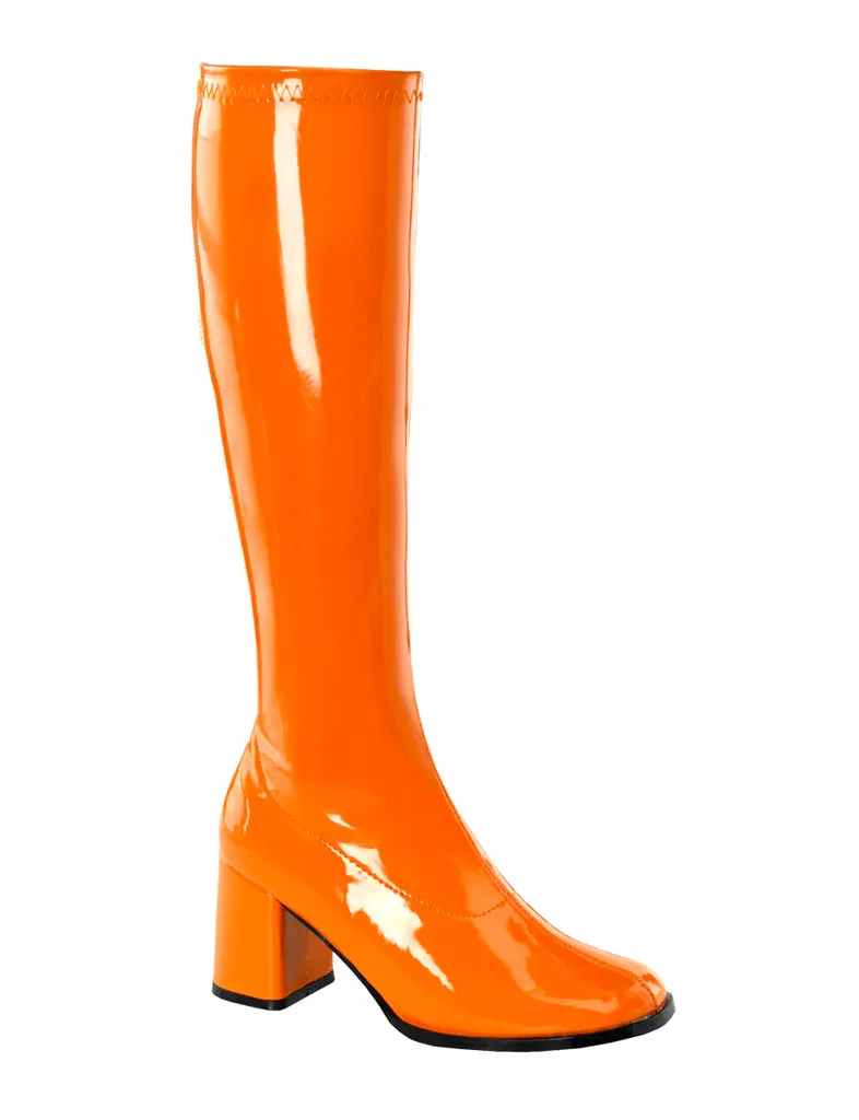 GOGO 300 BOOTS - ORANGE STRETCH ✰ PRE ORDER ✰