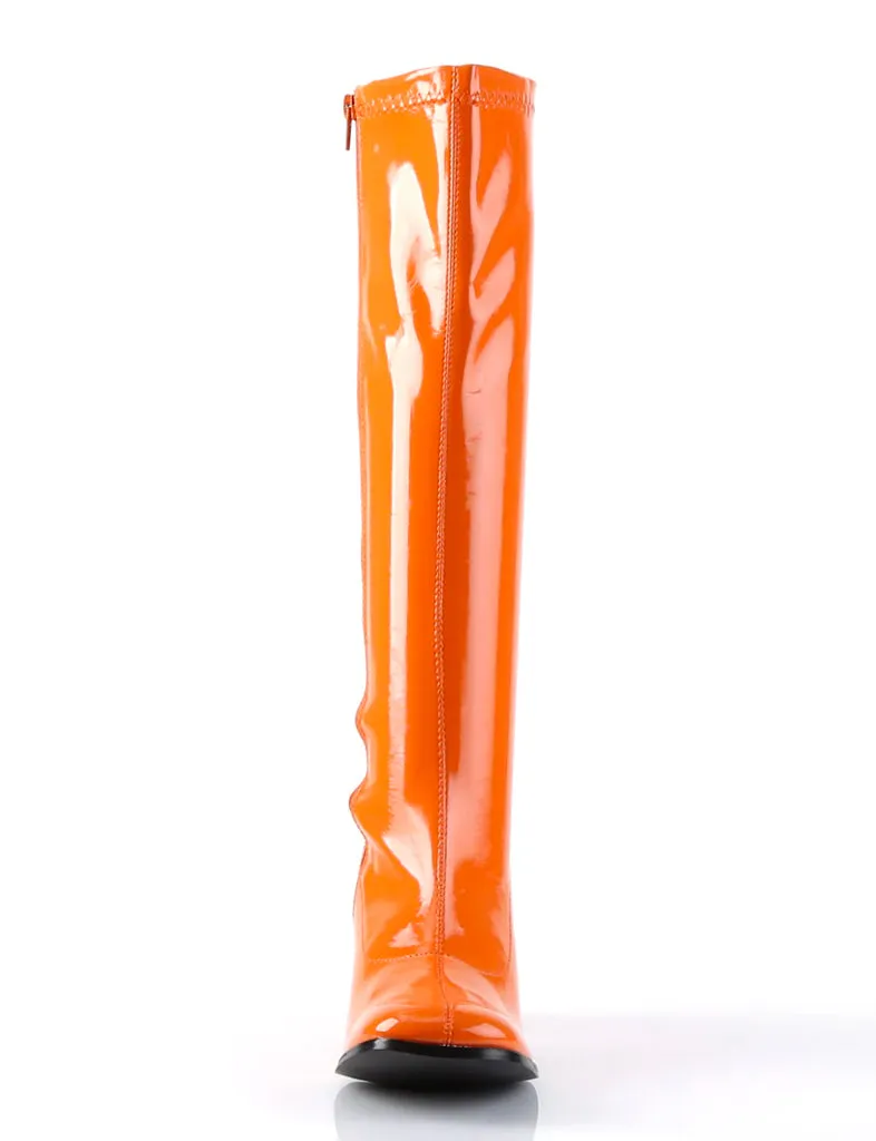 GOGO 300 BOOTS - ORANGE STRETCH ✰ PRE ORDER ✰