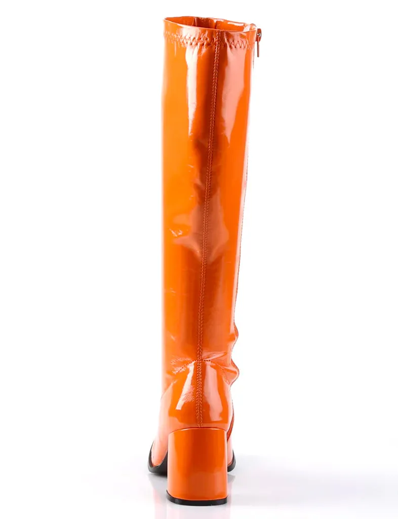 GOGO 300 BOOTS - ORANGE STRETCH ✰ PRE ORDER ✰