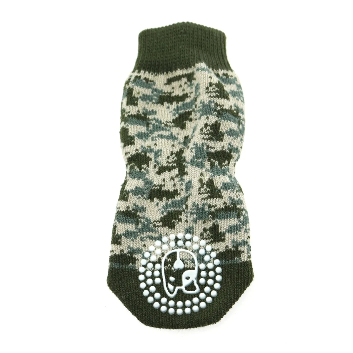 Green Camo Pet Socks