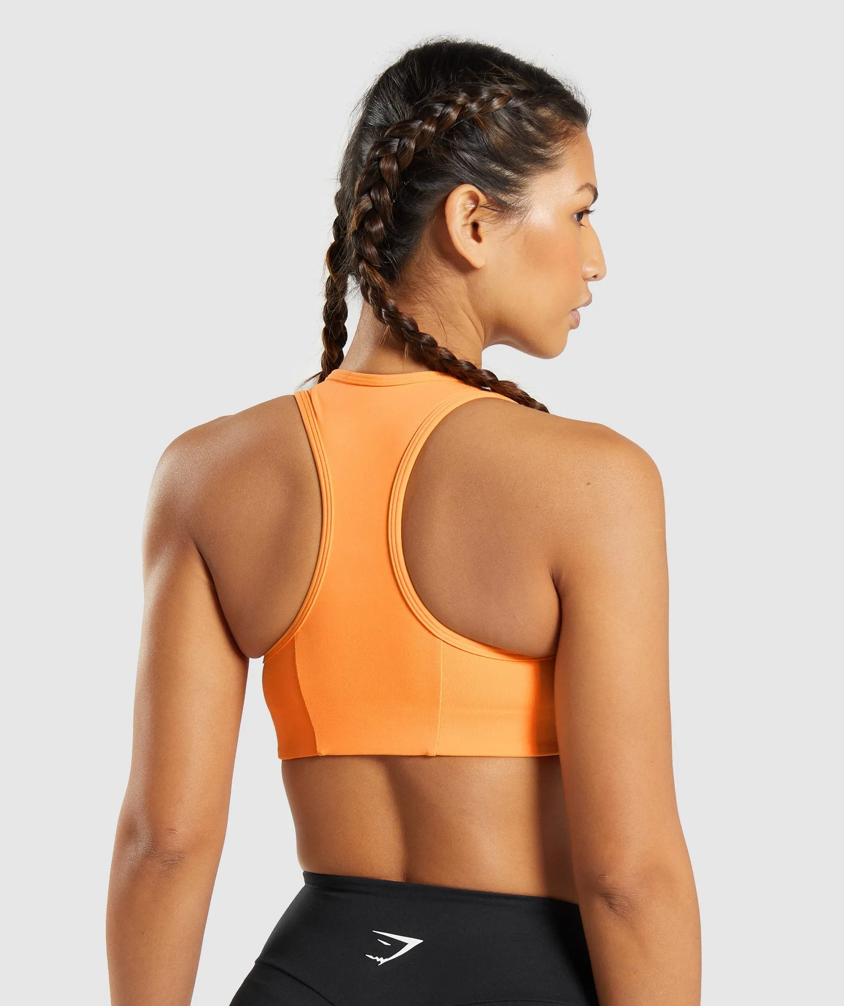 Gymshark Essential Racer Back Sports Bra - Apricot Orange