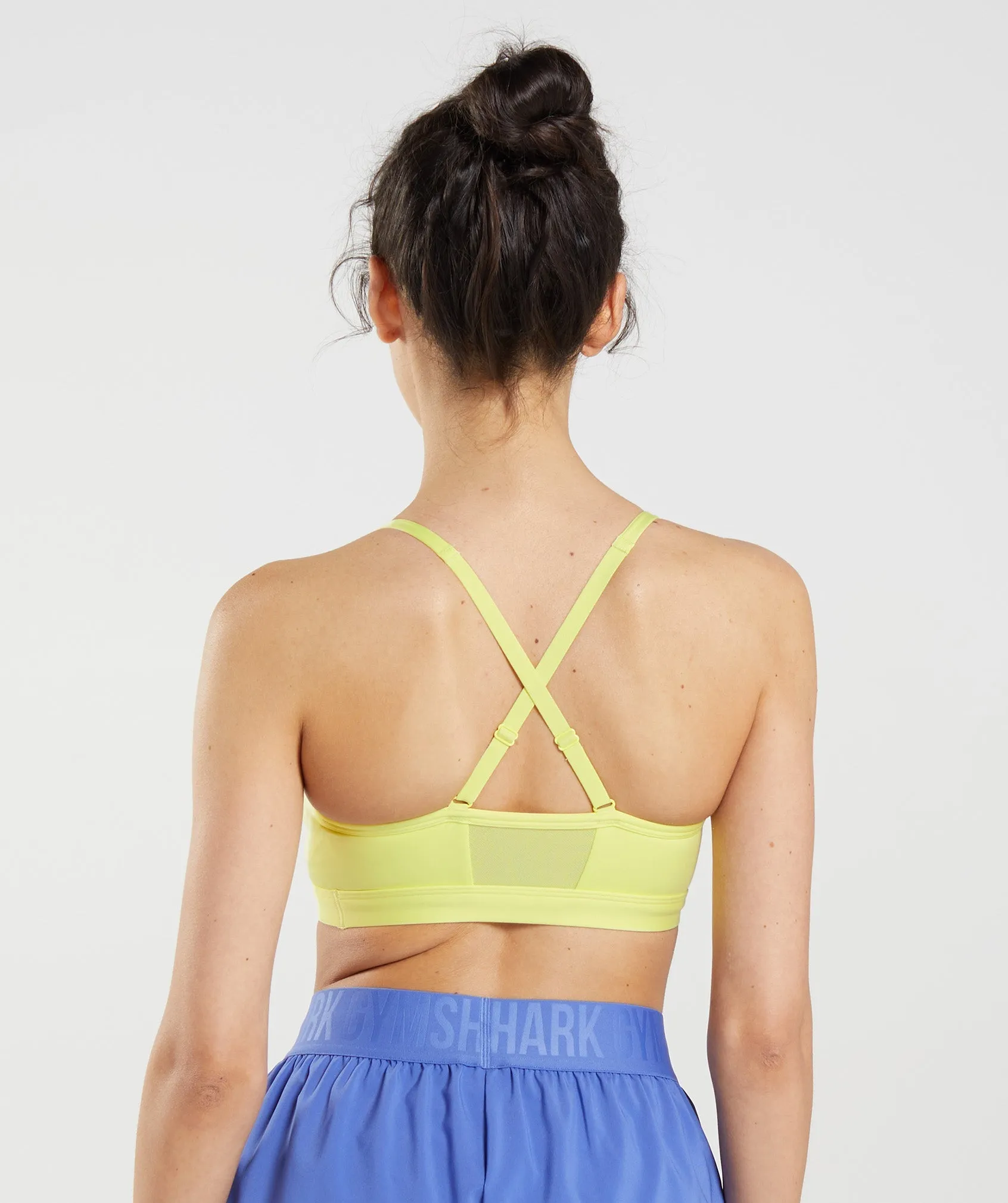 Gymshark Ruched Training Sports Bra - Firefly Green