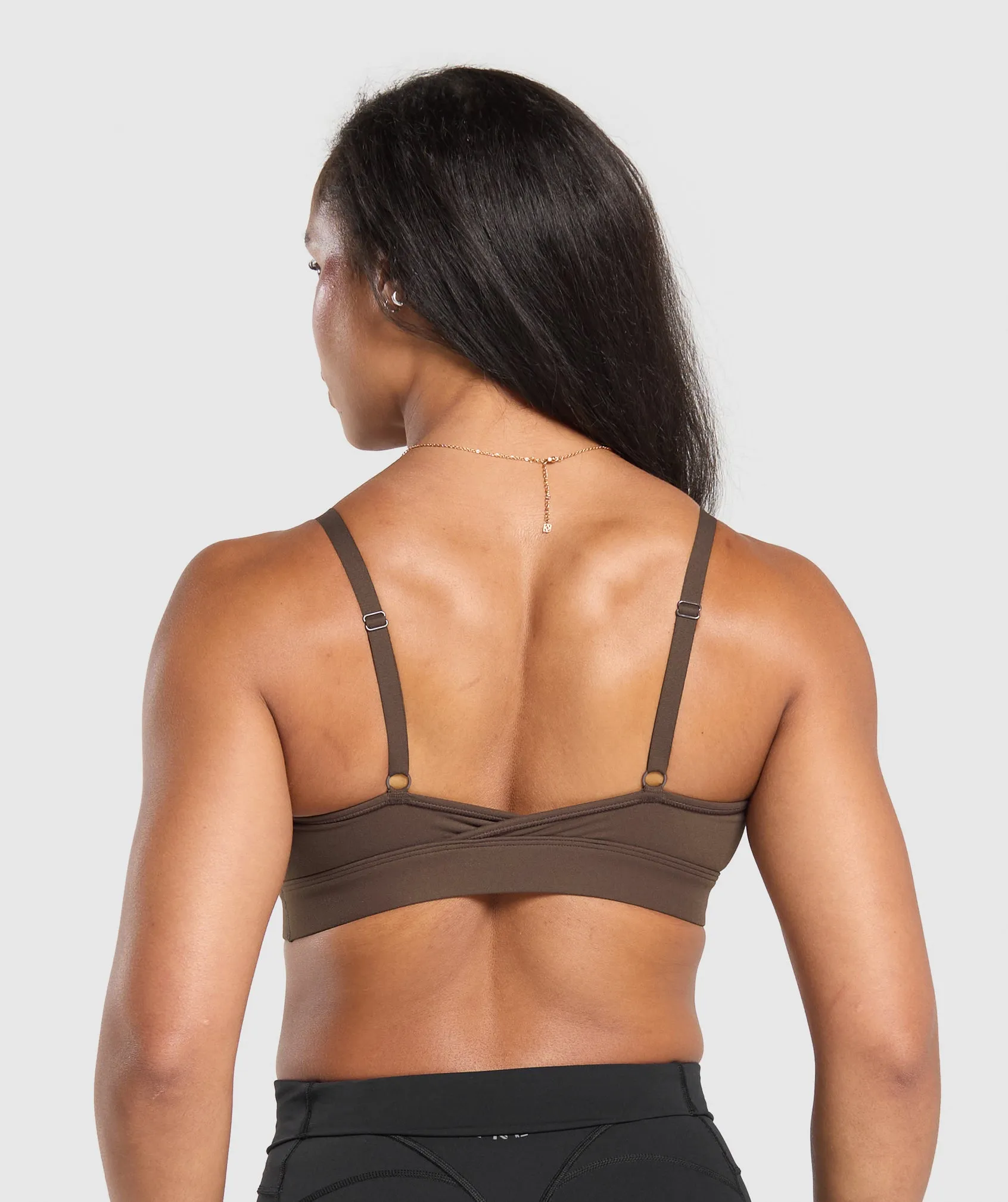 Gymshark Superset Sports Bra - Deep Brown