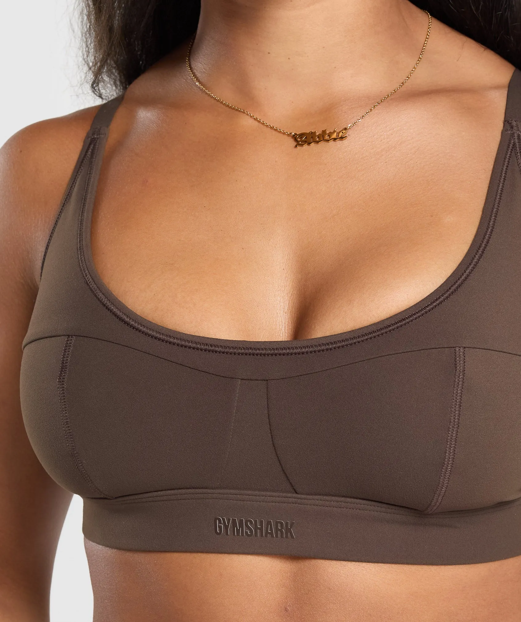 Gymshark Superset Sports Bra - Deep Brown