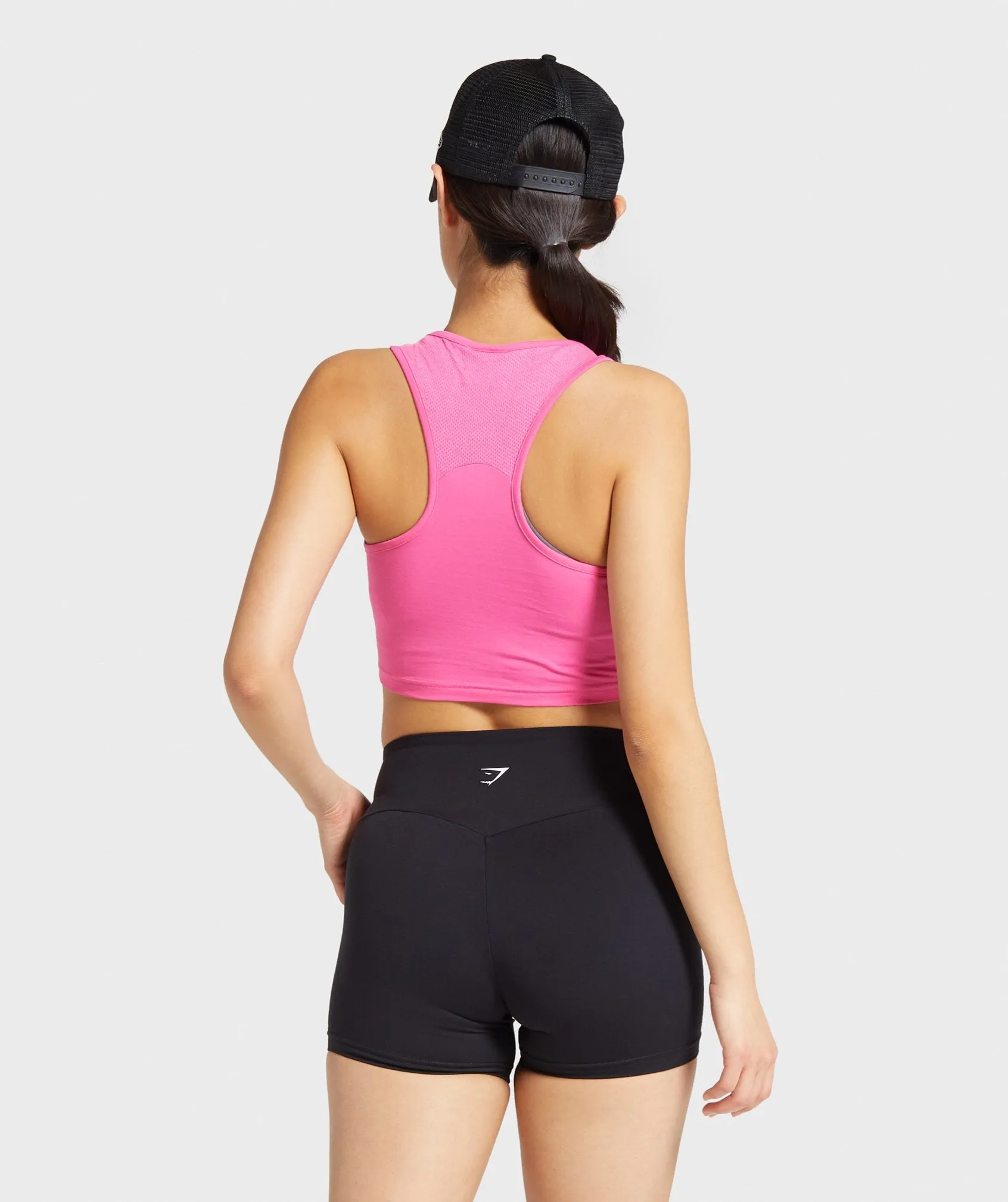 Gymshark Training Cropped Vest - Pink