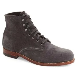 Handmade Ankle Gray Suede Chukka Lace Up Men's Boot