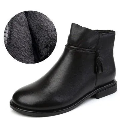 Handmade Leather Ankle Boots GCSV13 - Soft Women's Casual Shoes